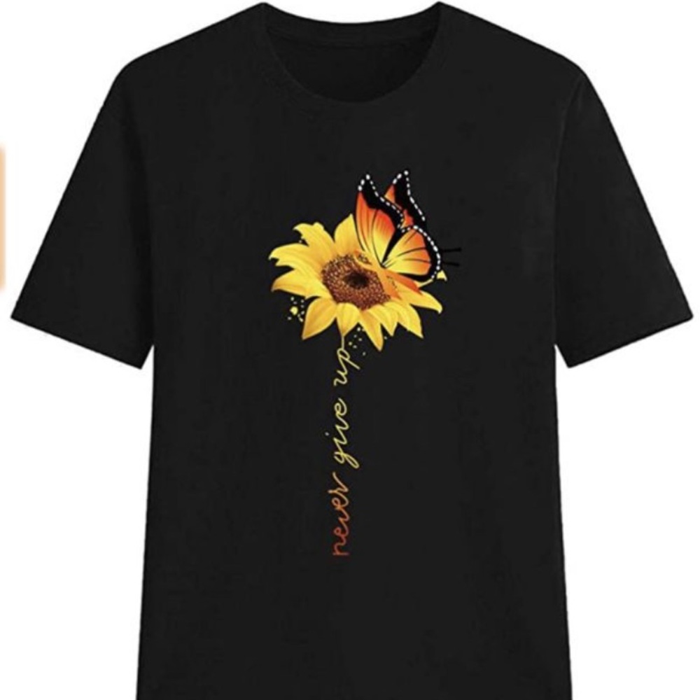 Sunflower printed top